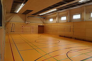 Sporthalle Innenansicht