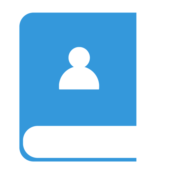 blauer Hintergrund mit Person als weiße Silhouette